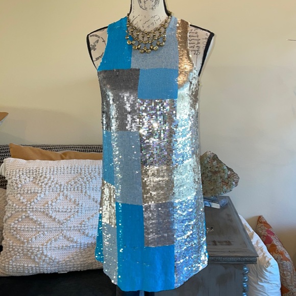 French Connection Sequin Cocktail Dress - Picture 12 of 12
